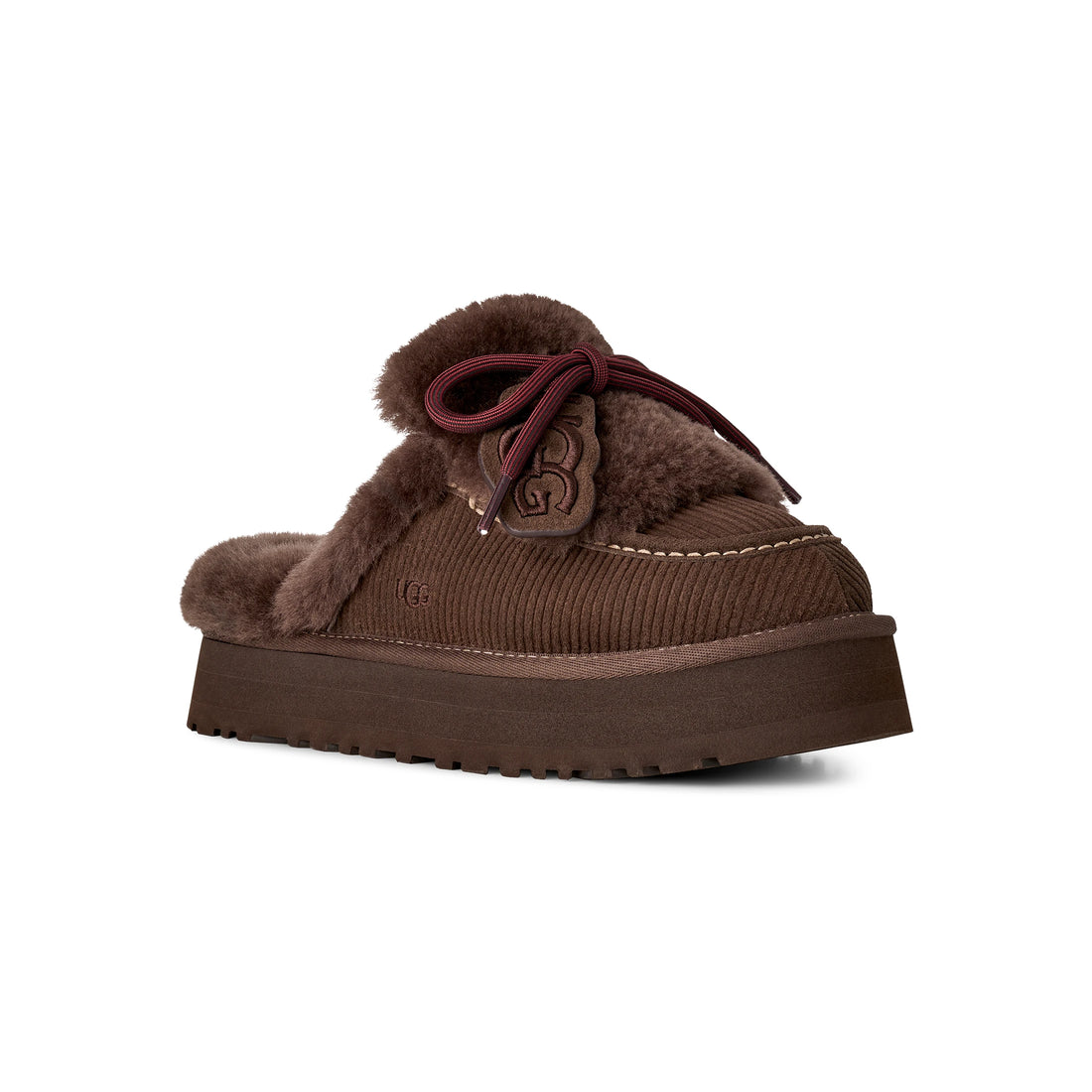 UGG Women's Disquette Heritage in Burnt Cedar, front three quarter view