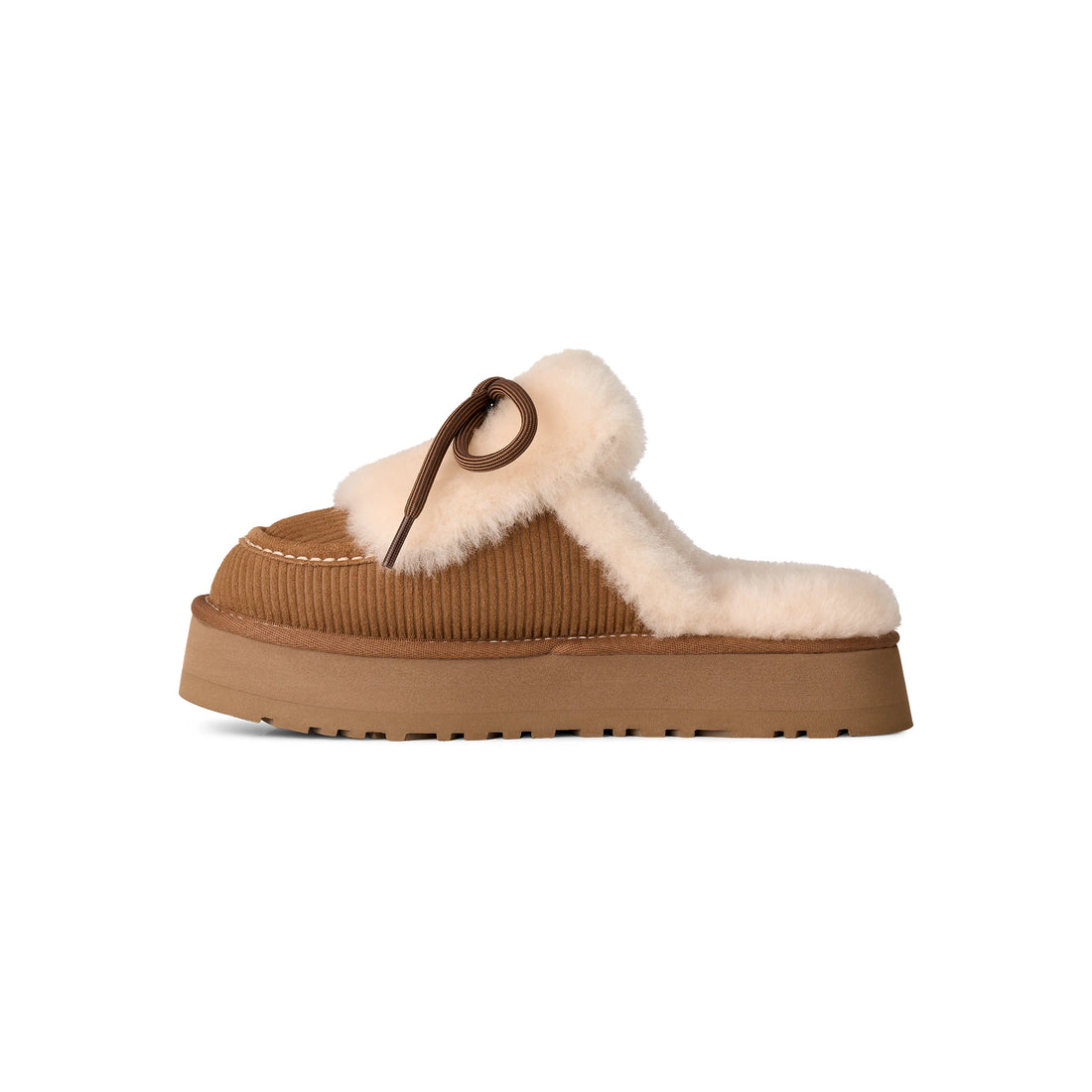 UGG Women's Disquette Heritage in Chestnut, outer side view
