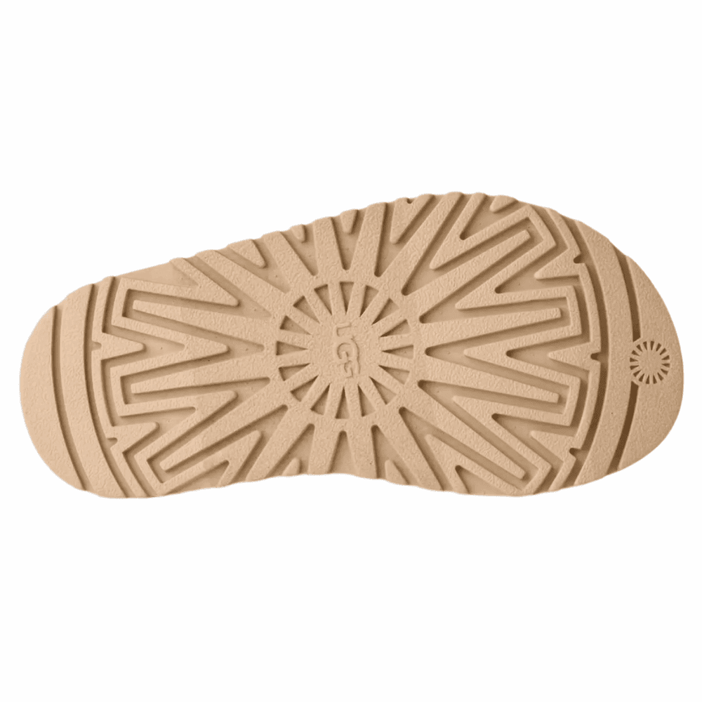 UGG Kids Goldenglow sandals Sea Salt; beige sole with rugged tread pattern