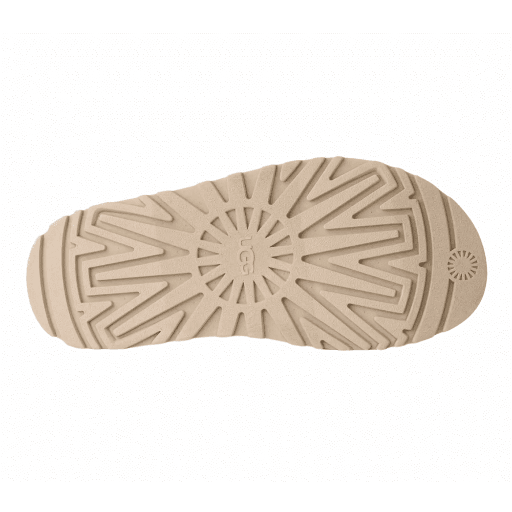 UGG Goldenglow sandal sole in sea salt beige with rugged tread outsole