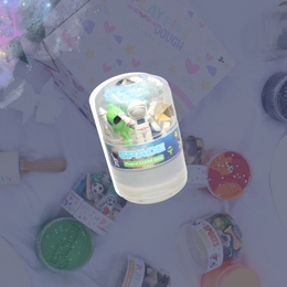 Play Play Dough DIY Space Clear Slime