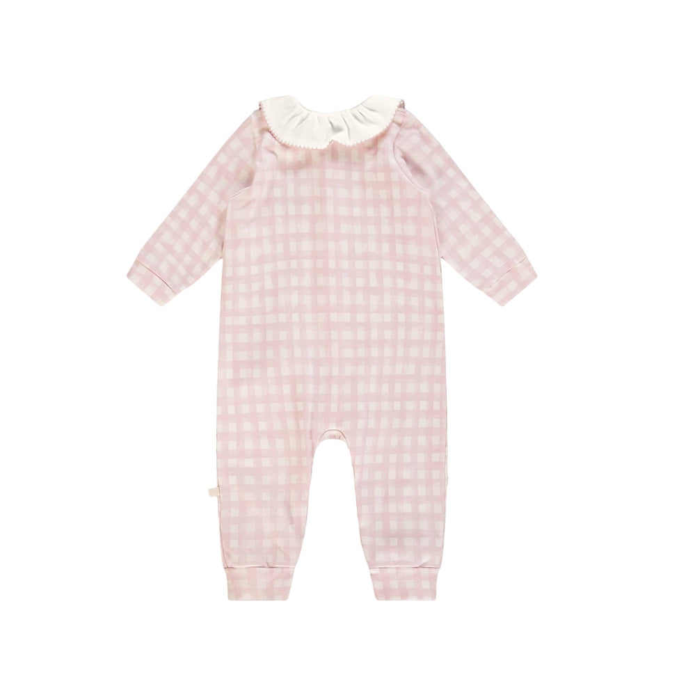 Up Baby Soft Jersey Cotton Girls Jumpsuit Rabbit