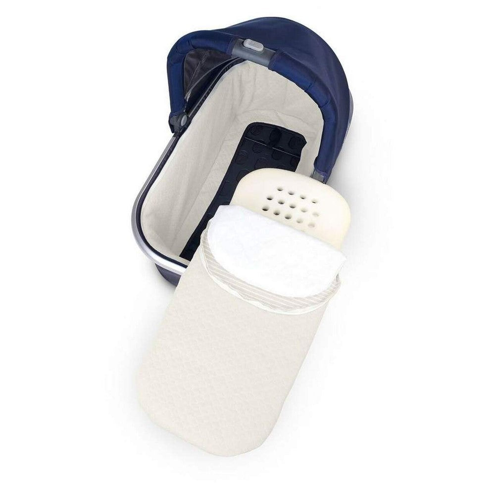 UPPABABY bassinet mattress cover, white fabric, fits pre-2018 models