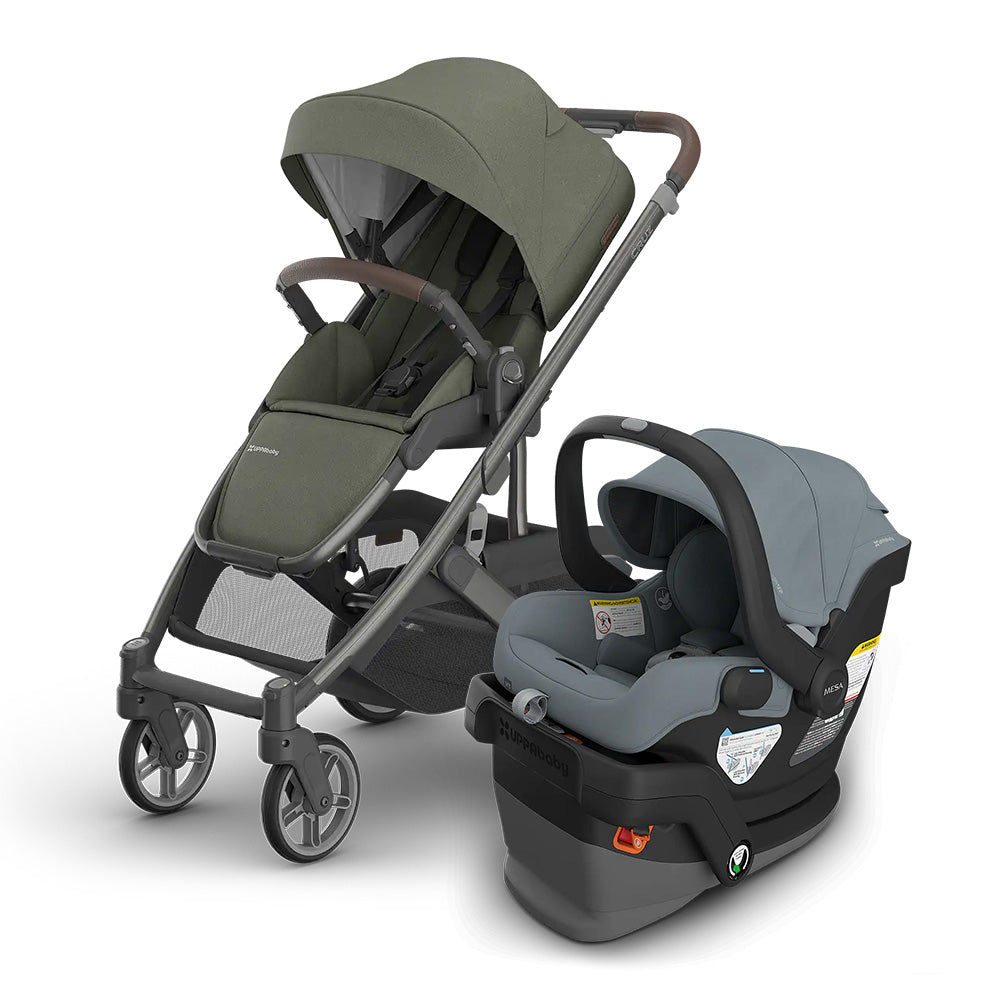 Uppababy Cruz V3 Stroller + Mesa V3 Infant Car Seat Travel System