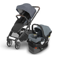 Uppababy Cruz V3 Stroller + Mesa V3 Infant Car Seat Travel System