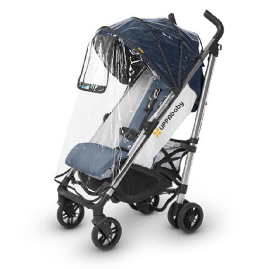 Uppababy G-Luxe stroller rain shield, clear plastic rain cover for 2018+ models