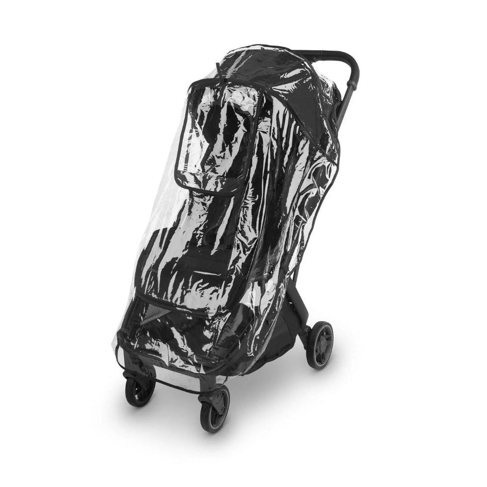 Uppababy Rain Shield for Minu V3 stroller; clear plastic weather cover.
