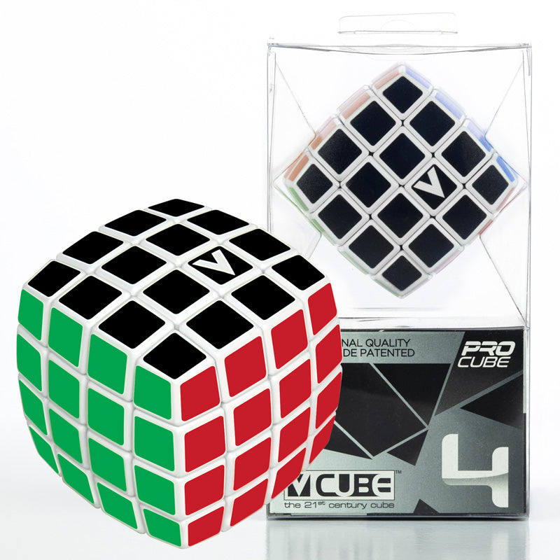 V-CUBE 4x4 curved color-matching puzzle by V-CUBE with green, red and black stickers