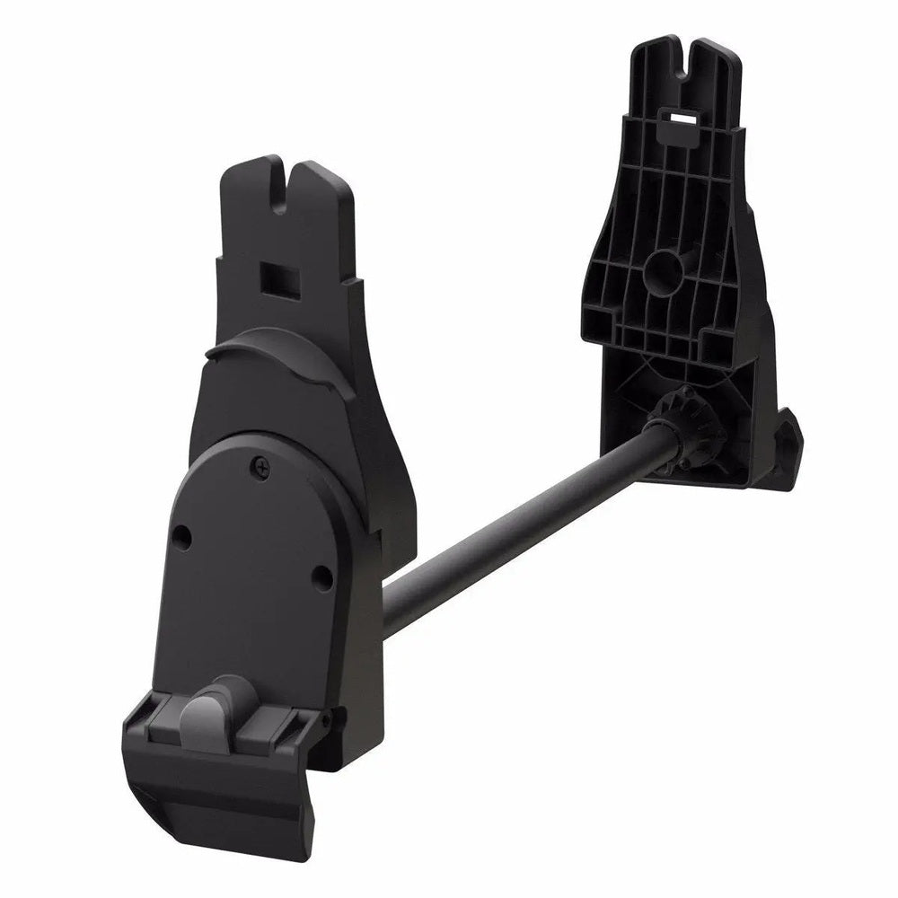 VEER Car Seat Adapter For Cruiser attaches a car seat to the Cruiser stroller using mounting arms in black plastic.