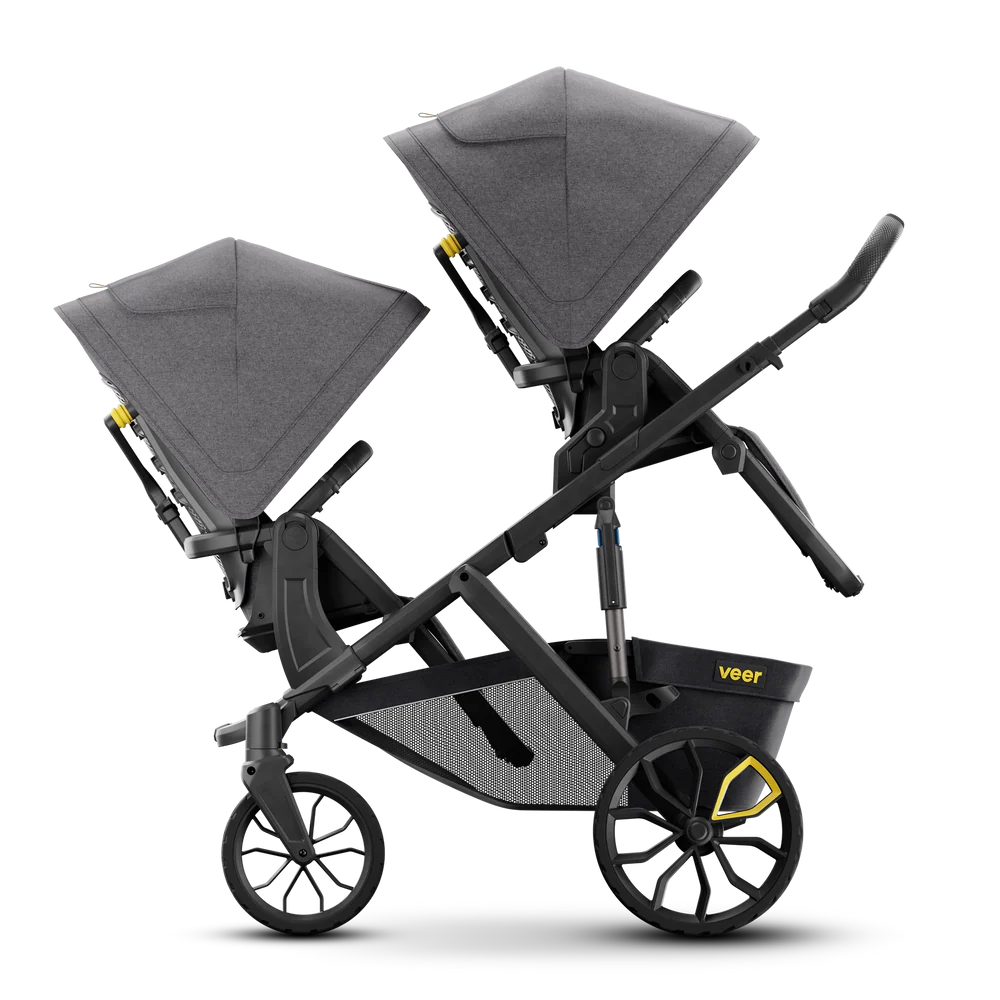Veer Switch&Roll Luxe Single-to-Double Stroller Bundle with Leather Kit