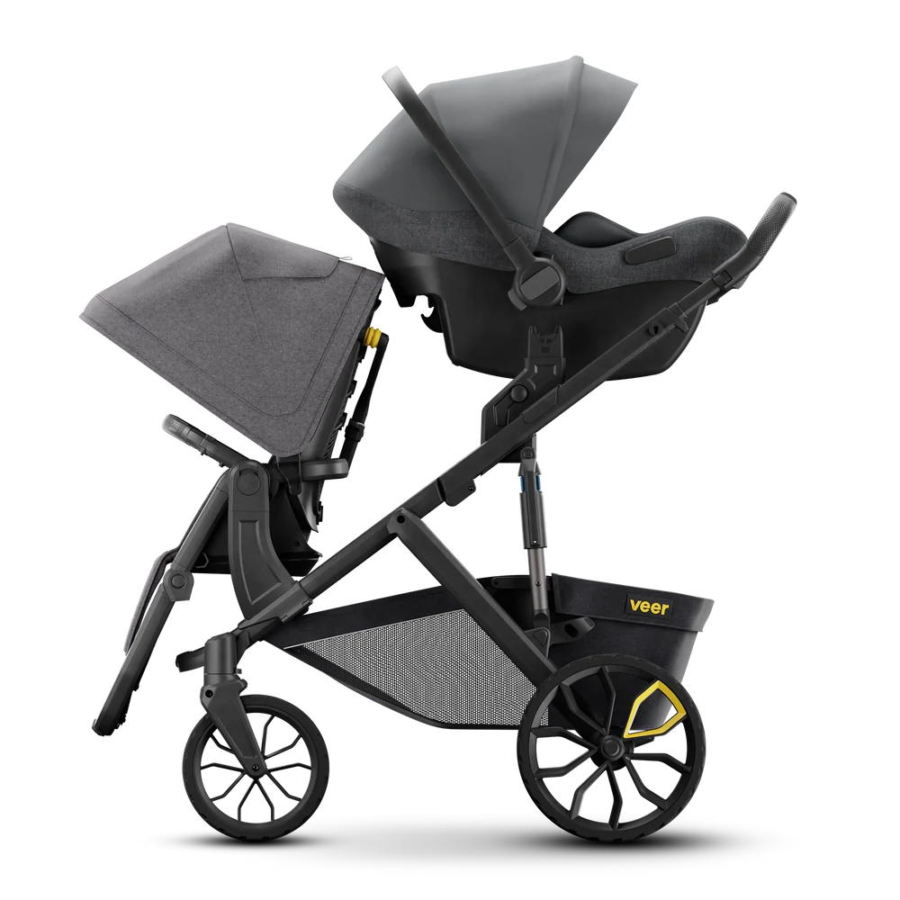 Veer Switch&Roll Luxe Single-to-Double Stroller Bundle with Leather Kit