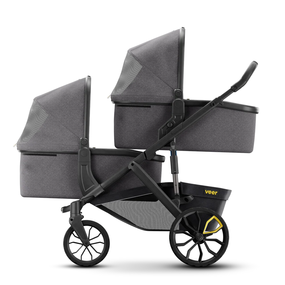 Veer Switch&Roll Luxe Single-to-Double Stroller Bundle with Leather Kit