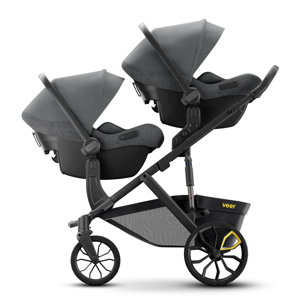 Veer Switch&Roll Luxe Single-to-Double Stroller Bundle with Leather Kit