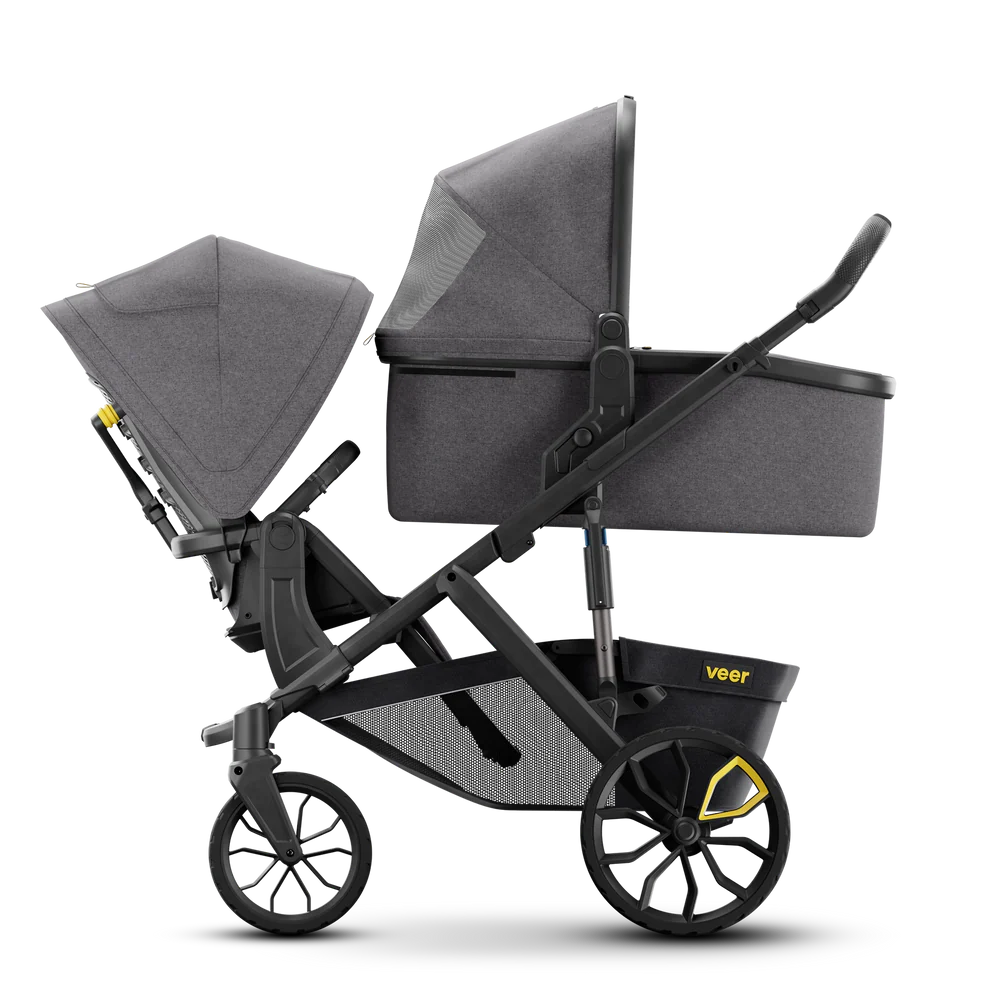 Veer Switch&Roll Luxe Single-to-Double Stroller Bundle with Leather Kit