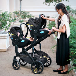 Veer Switch&Roll Luxe Single-to-Double Stroller Bundle with Leather Kit