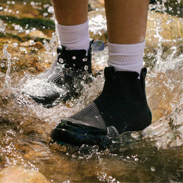 Vessi Kids Classic Chelsea Waterproof Boots - Asphalt Black on Black