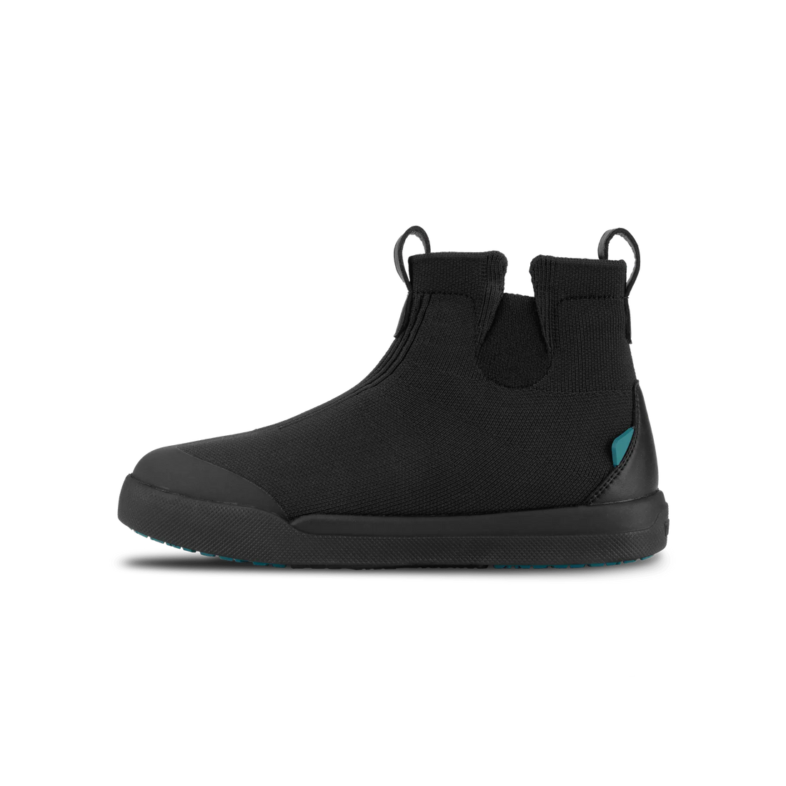 Vessi Kids Classic Chelsea - Asphalt Black on Black - product view 5