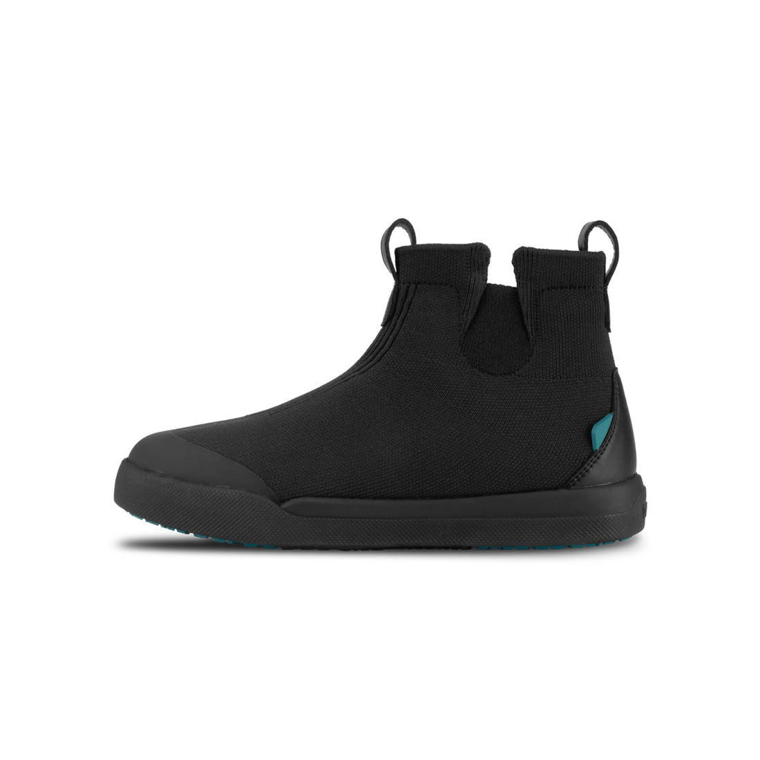 Vessi Kids Classic Chelsea - Asphalt Black on Black - product view 5