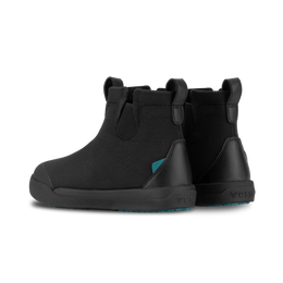 Vessi Kids Classic Chelsea Waterproof Boots - Asphalt Black on Black