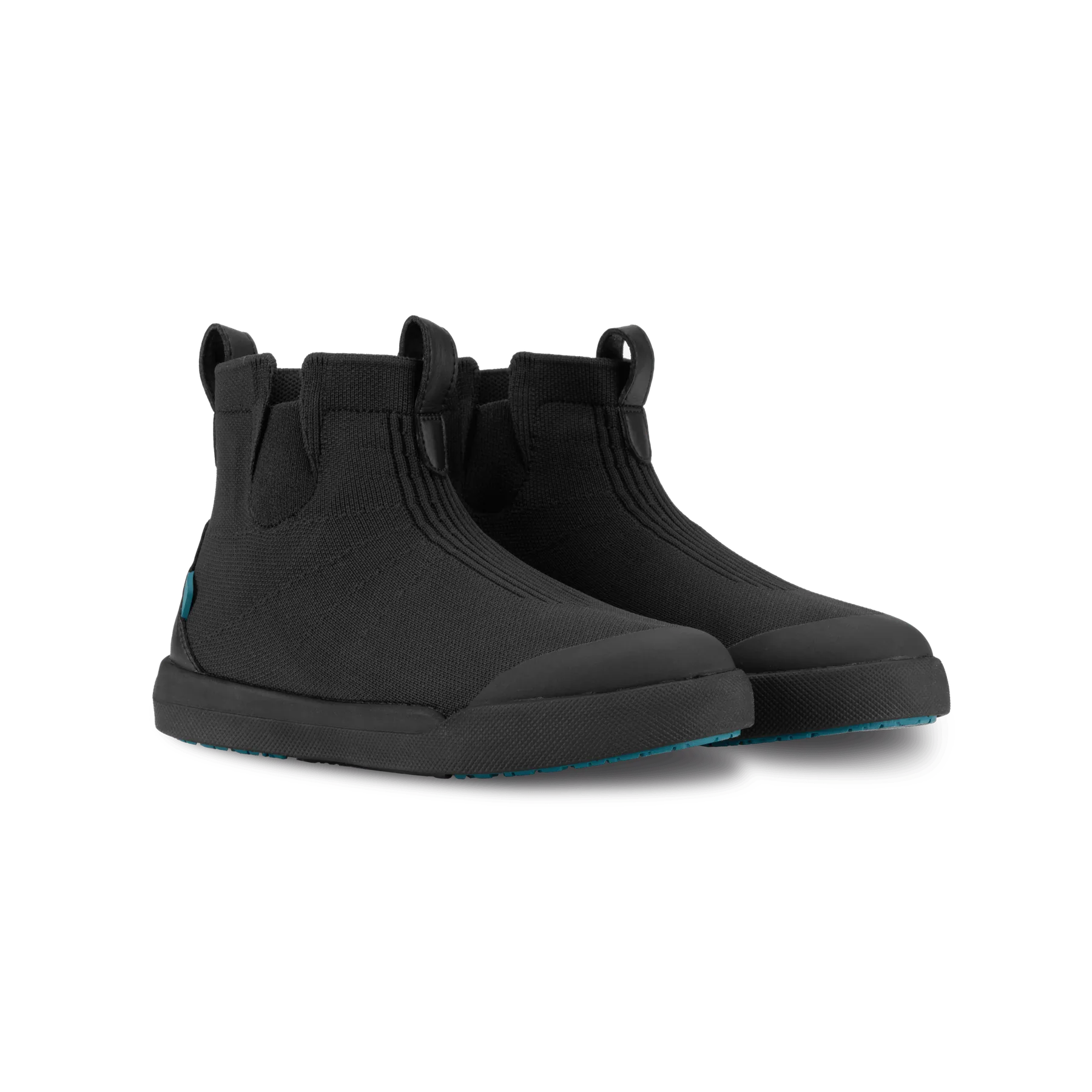 Vessi Kids Classic Chelsea Waterproof Boots - Asphalt Black on Black