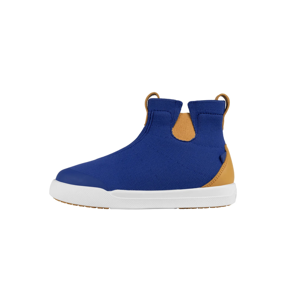 Vessi Kids Classic Chelsea Waterproof Boots in Stripe/Graham, left-side profile
