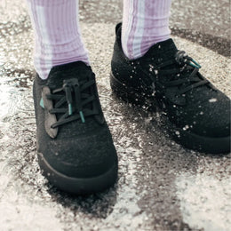 Vessi Kids Weekend Waterproof Sneakers - Asphalt Black on Black