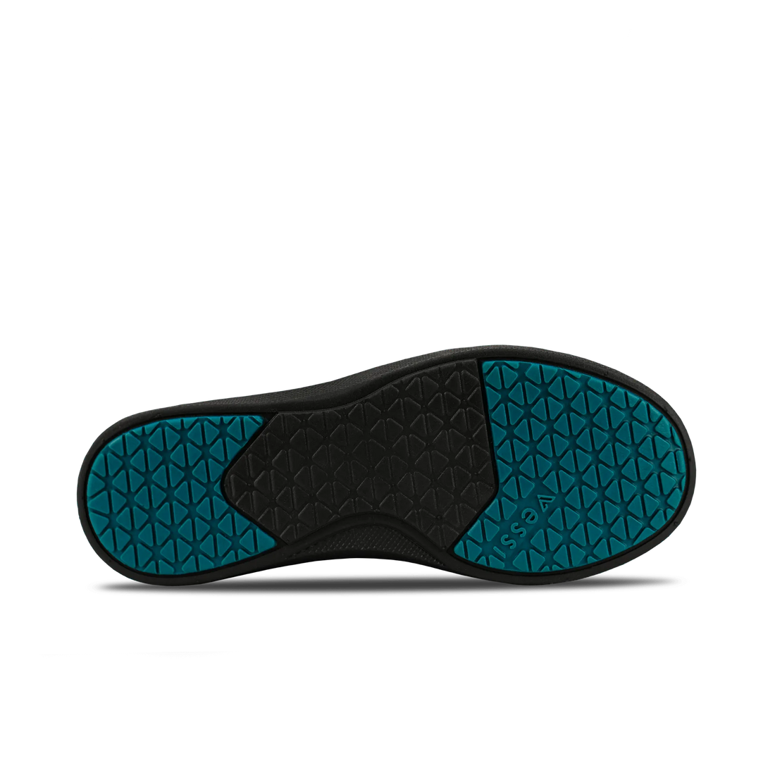 Vessi Kids Weekend Sneaker - Asphalt Black on Black - outsole detail