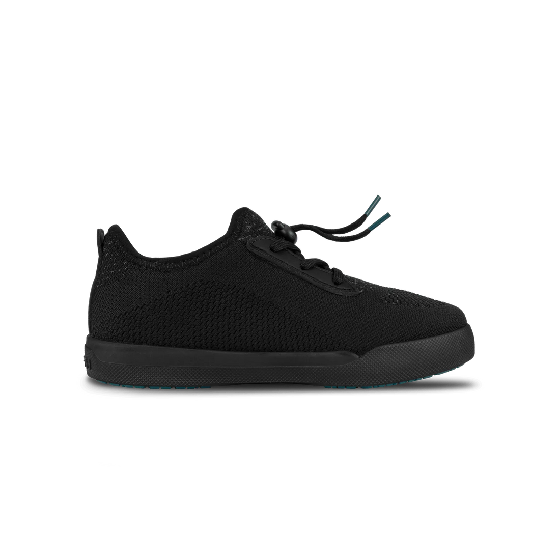 Vessi Kids Weekend Sneaker - Asphalt Black on Black - right-side view