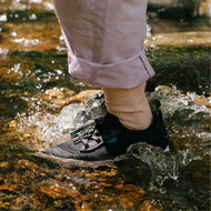 Vessi Kids Weekend Waterproof Sneakers - Asphalt Black on Black