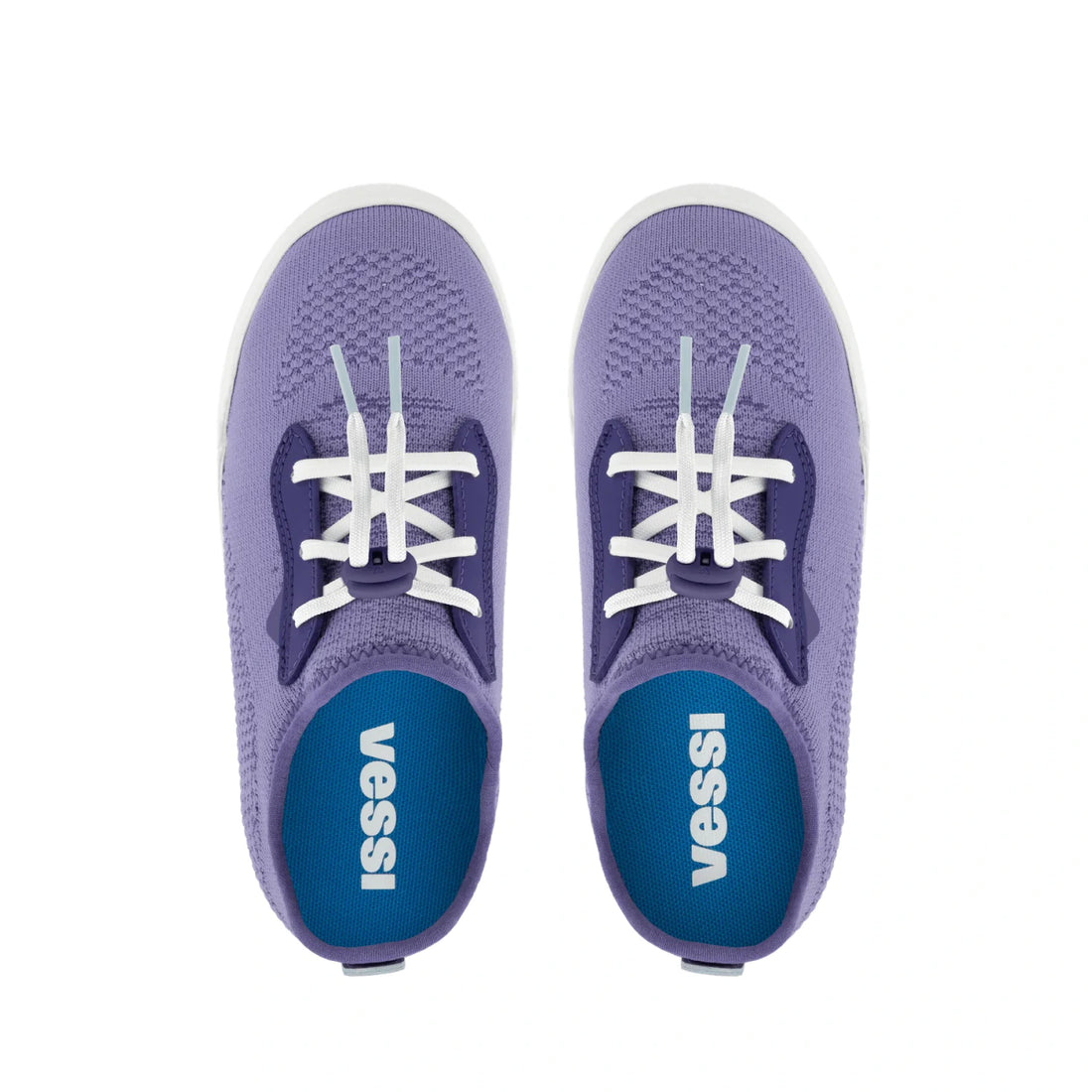 Vessi Kids Weekend Sneaker - Cascade/Selene - top-down view