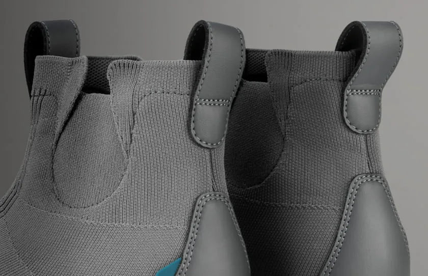 Vessi Women's Classic Chelsea - Asphalt Black - feature detail