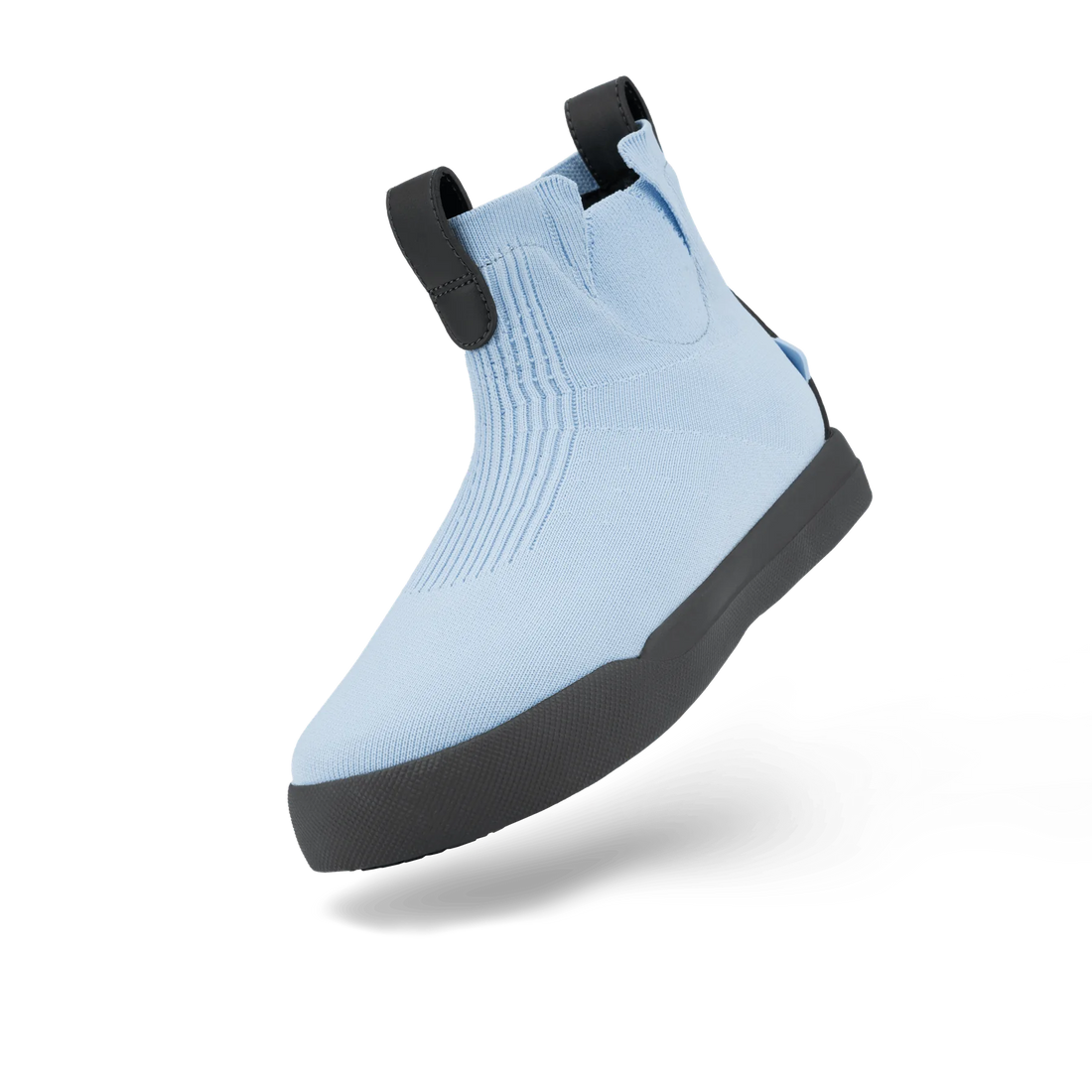 Vessi Women's Classic Chelsea - Moonstone/Dark Grey - floating pair view