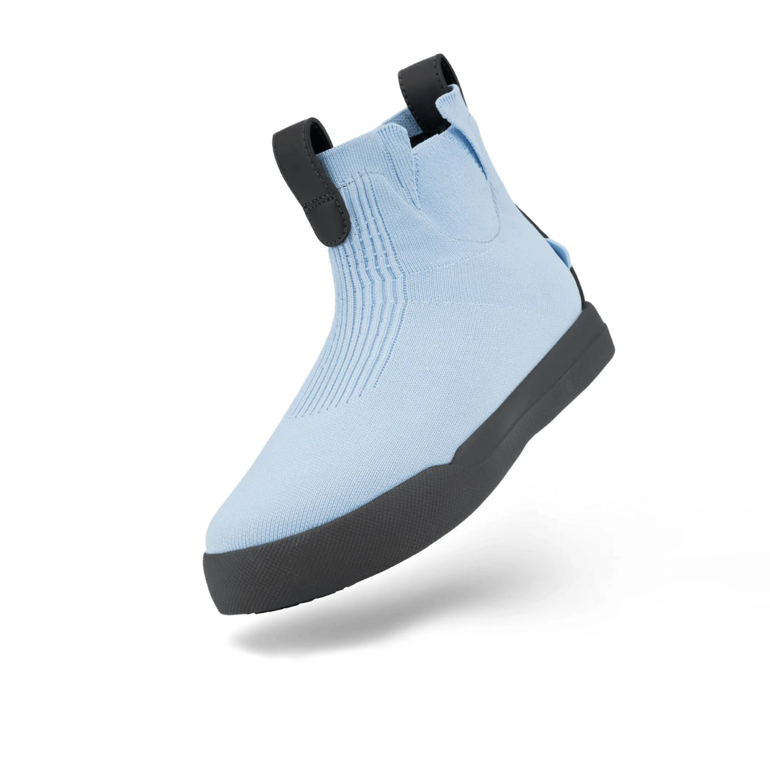 Vessi Women's Classic Chelsea - Moonstone/Dark Grey - floating pair view