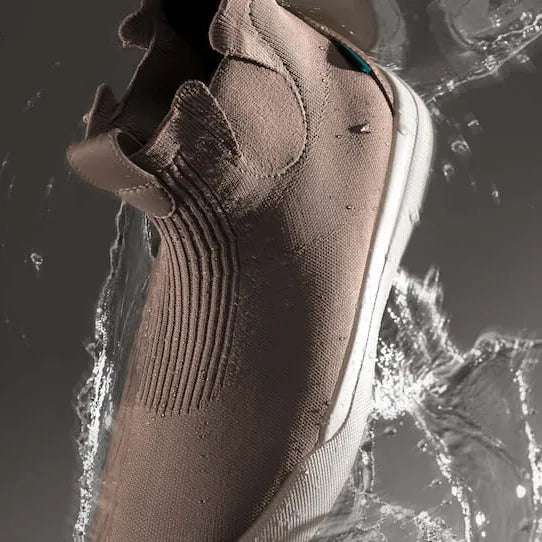 Vessi Women's Classic Chelsea - Moonstone/Dark Grey - lightweight cushioning feature
