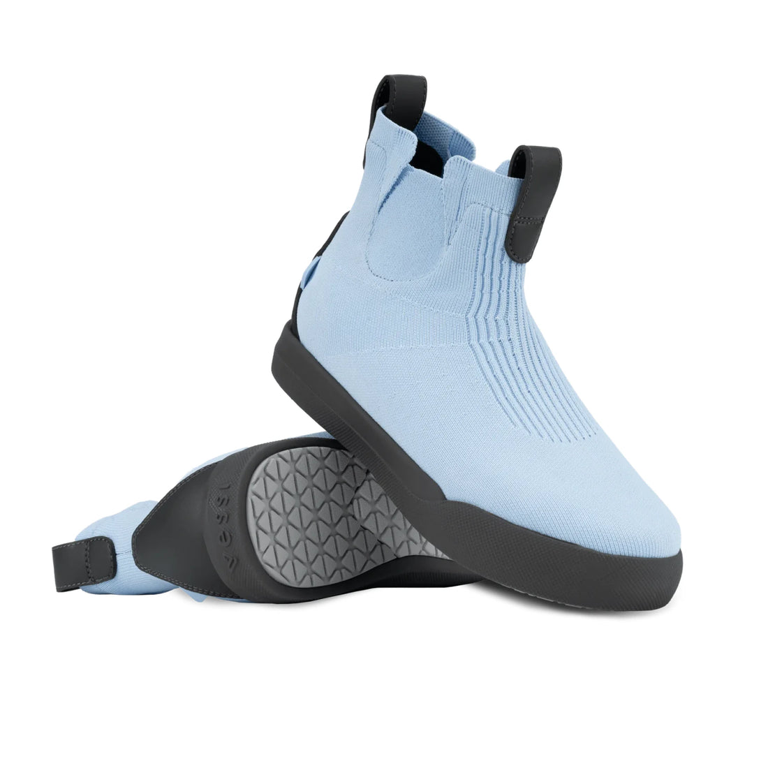 Vessi Women's Classic Chelsea - Moonstone/Dark Grey - pair view