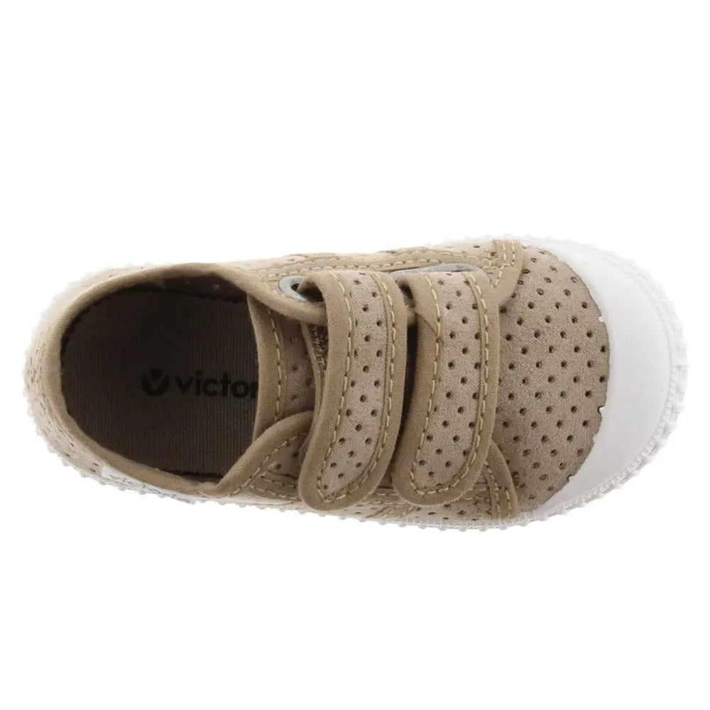 Victoria Hightops Imitation Suede Straps Beige