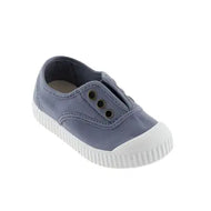 Victoria Shoes Rubber Toecap Canvas Tin Azul