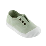 Victoria Shoes Rubber Toecap Canvas Tin Wasabi