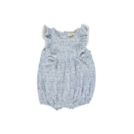 Vignette Poppy Bubble In Blue Ditsy Floral