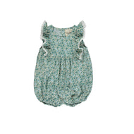 Vignette Poppy Bubble Teal Ditsy Floral