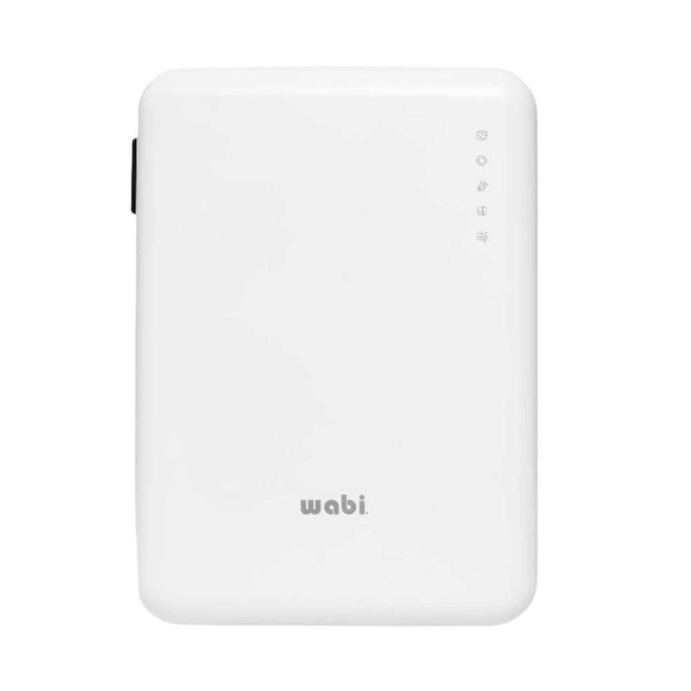 Wabi Baby UVC LED Sterilizer and Dryer 360, white compact unit with brand logo visible