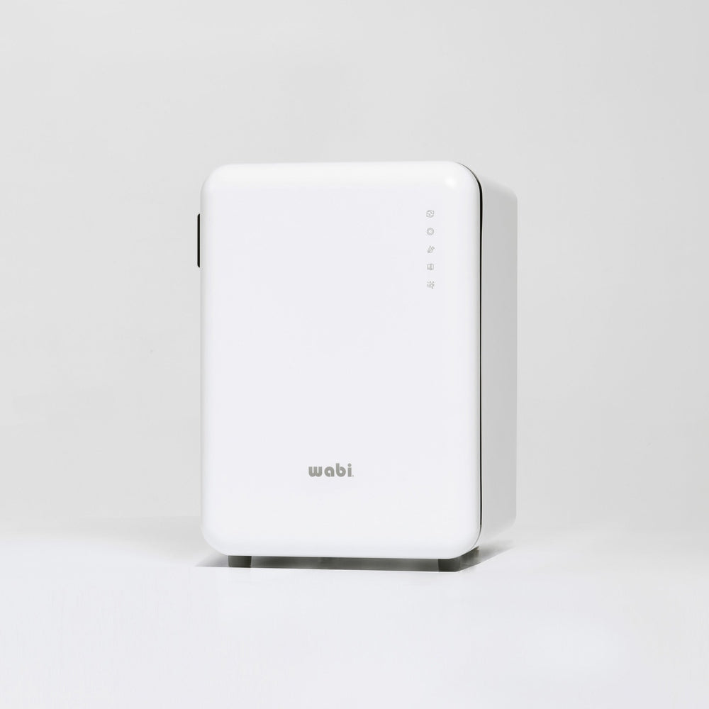 Wabi Baby UVC LED sanitizer and dryer 360, white compact countertop unit
