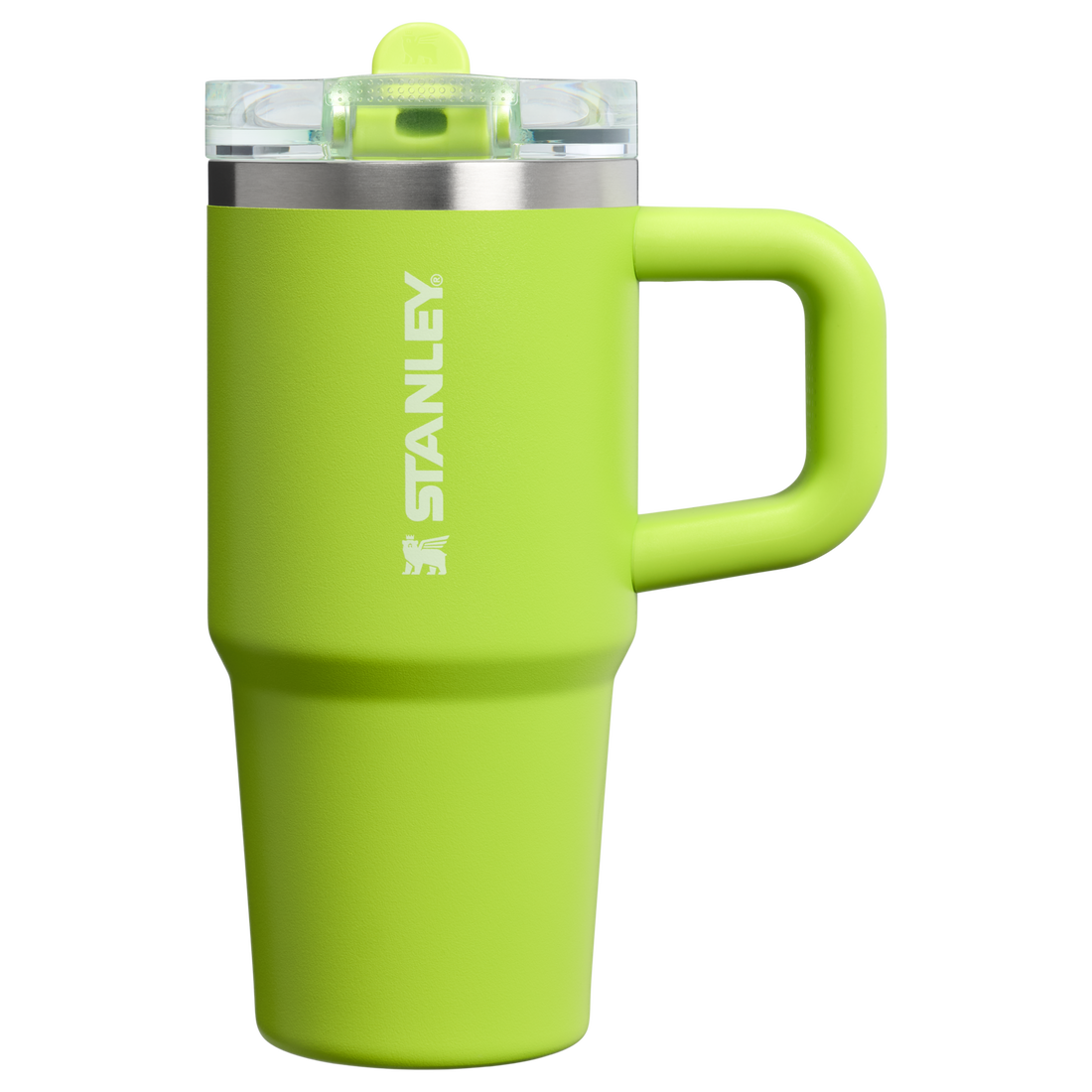 Stanley The Quencher Protour Flip Straw Tumbler 14 oz - Chartreuse front view