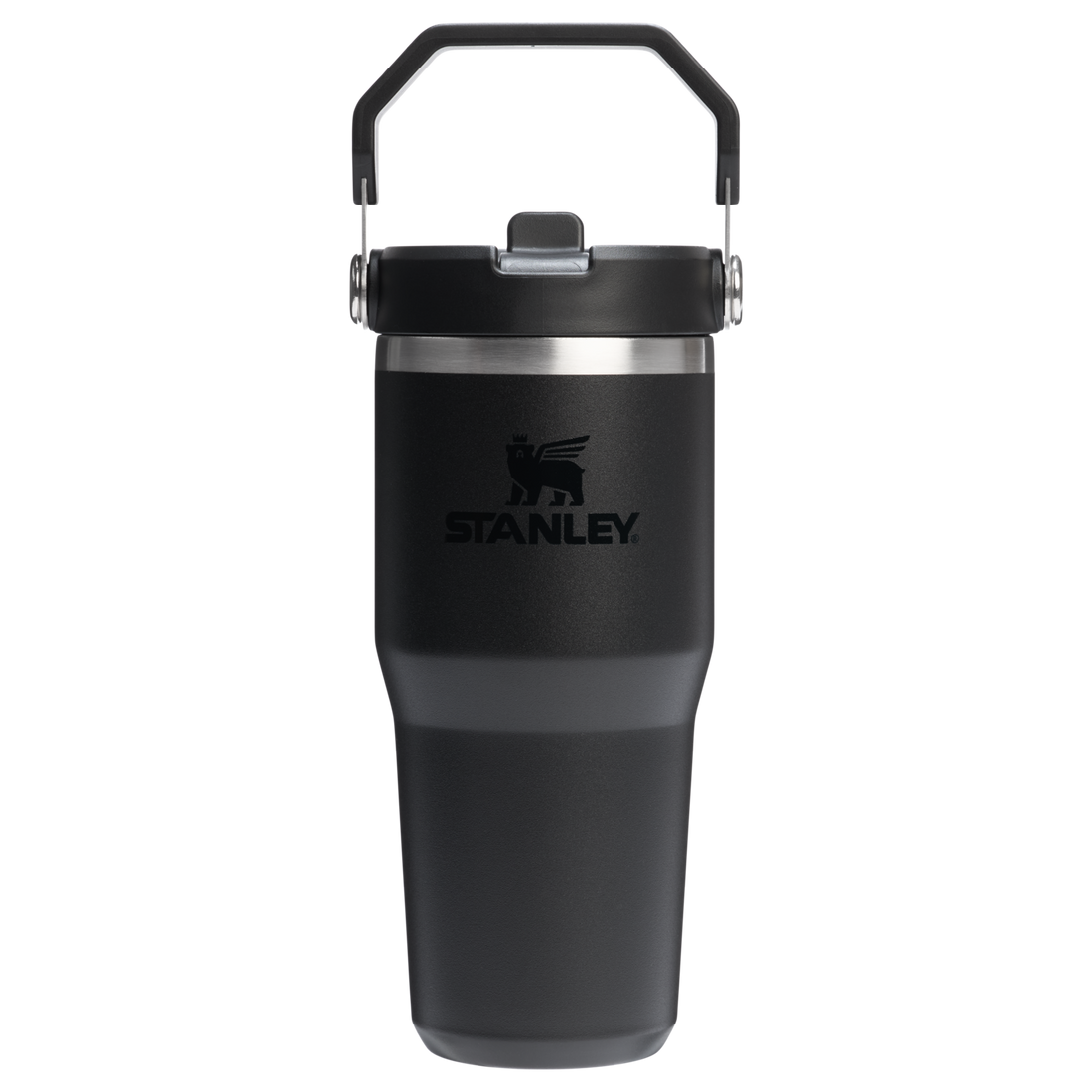 Stanley Iceflow 2.0 Flip Straw Tumbler 14oz - Black 2.0 front view