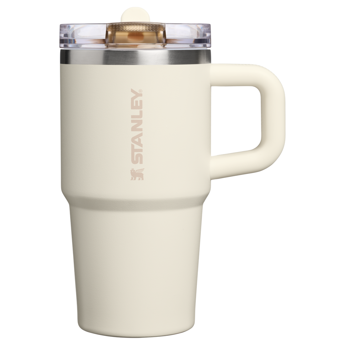 Stanley The Quencher Protour Flip Straw Tumbler 20 oz - Cream front view