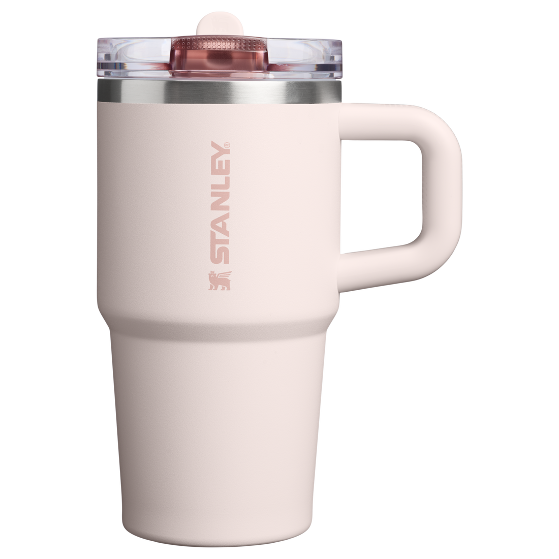 Stanley The Quencher Protour Flip Straw Tumbler 20 oz - Rose Quartz front view