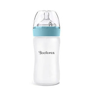 Yooforea Silicone Coated Glass Baby Bottle 9Oz/270Ml