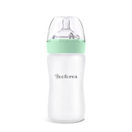 Yooforea Silicone Coated Glass Baby Bottle 9Oz/270Ml