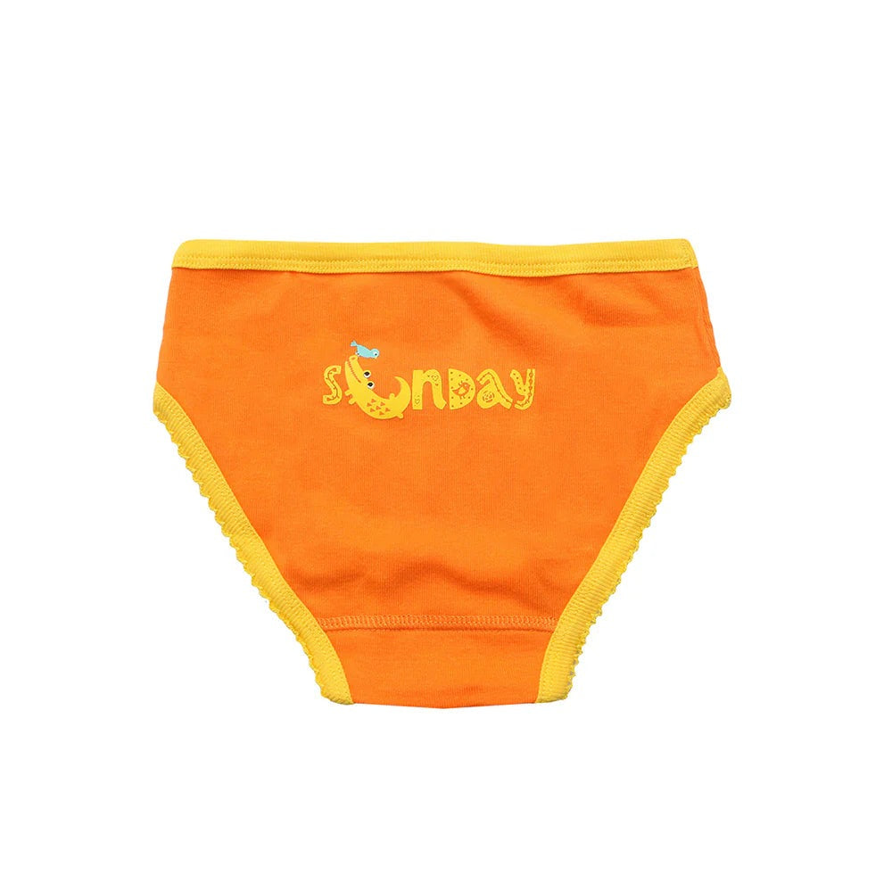 Zoocchini Toddler Organic Pantys 7pk Days Of The Week