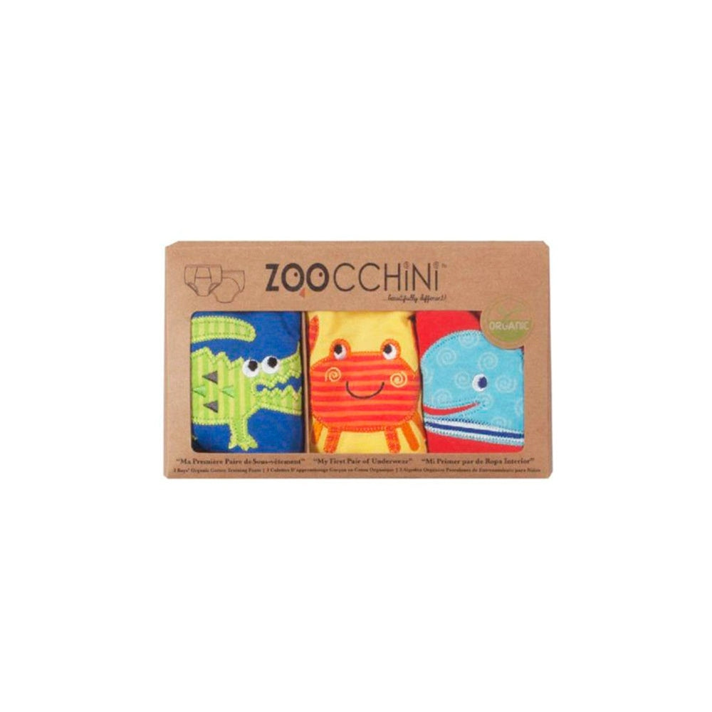 Zoocchini Toddler Organic Potty Training Pants 3pk Ocean Friends